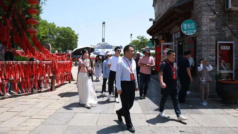 寶雞市舉行山水文化旅游采風體驗行活動西府老街.jpg